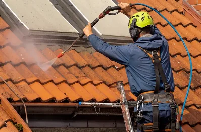 Démoussage et hydrofuge de toiture à Archiac